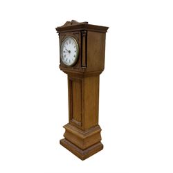 French- late19th century miniature scale longcase clock standing 13