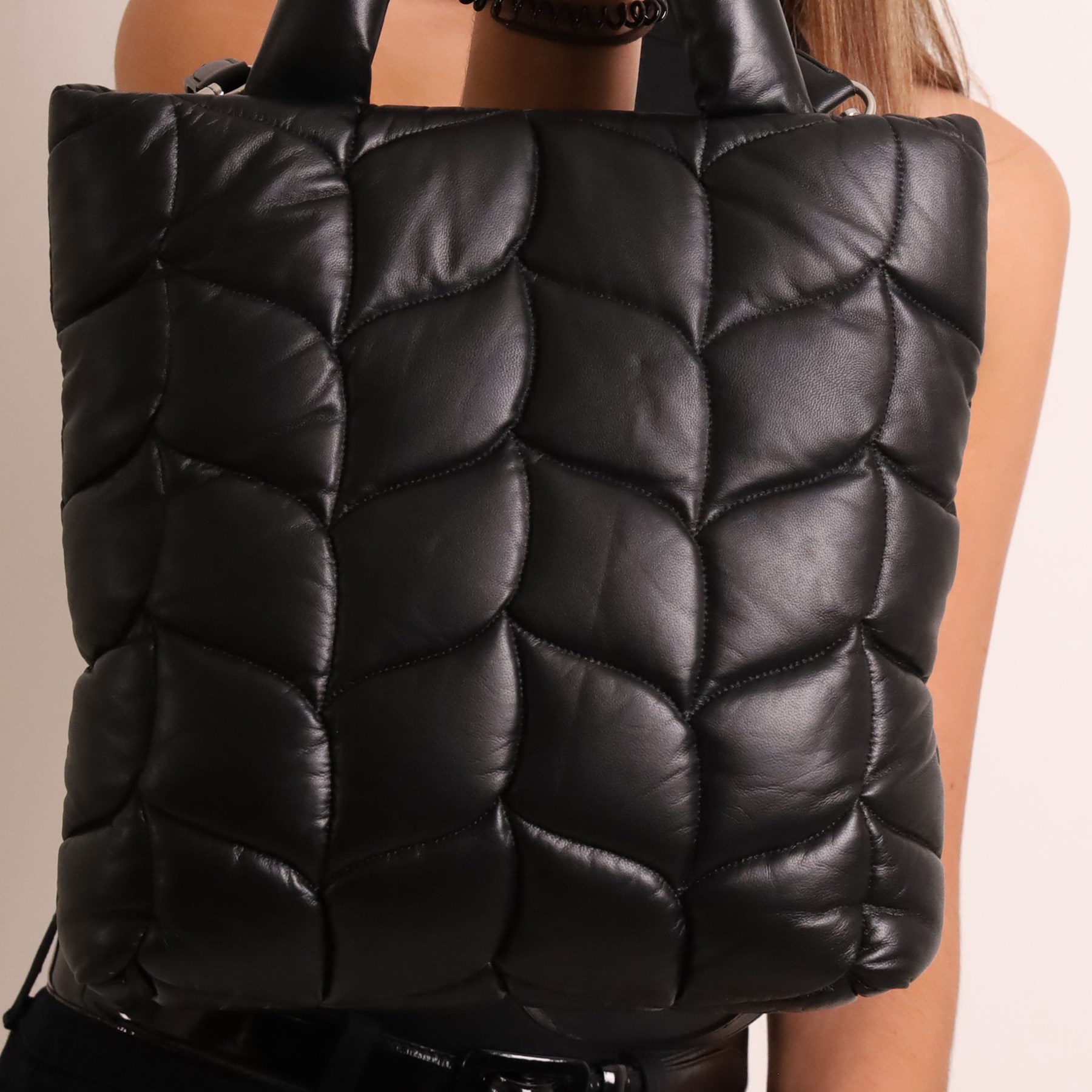 Mulberry - Big Softie handbag in black Softie Nappa leather, the padded and quilted body with substantial padded top handle, silver-tone Postman’s Lock fastening and detachable shoulder strap, with original Mulberry product tag, care booklet and dust bag, unused