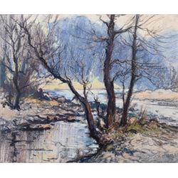 Robert Leslie Howey (British 1900-1981): 'Borrowdale', pastel signed 24cm x 29cm 