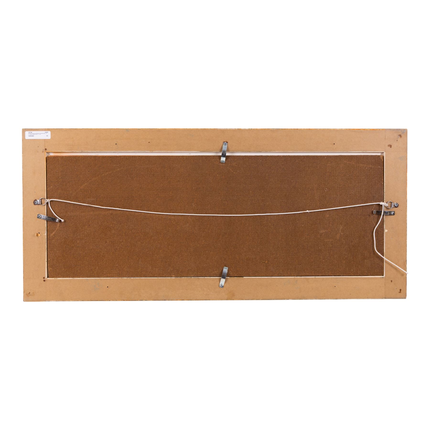 Michael Lawrence (British Contemporary): Merchant Vessels off a North African Port, oil on board signed 25cm x 71cm