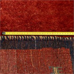 Four Persian rugs, Turkish Anatolian rug, 194x131cm, Turkish Anatolian prayer rug  136x78cm, Persian Gabbeh prayer rug 88x67cm, Caucasian Kazak rug 152x100cm (4)