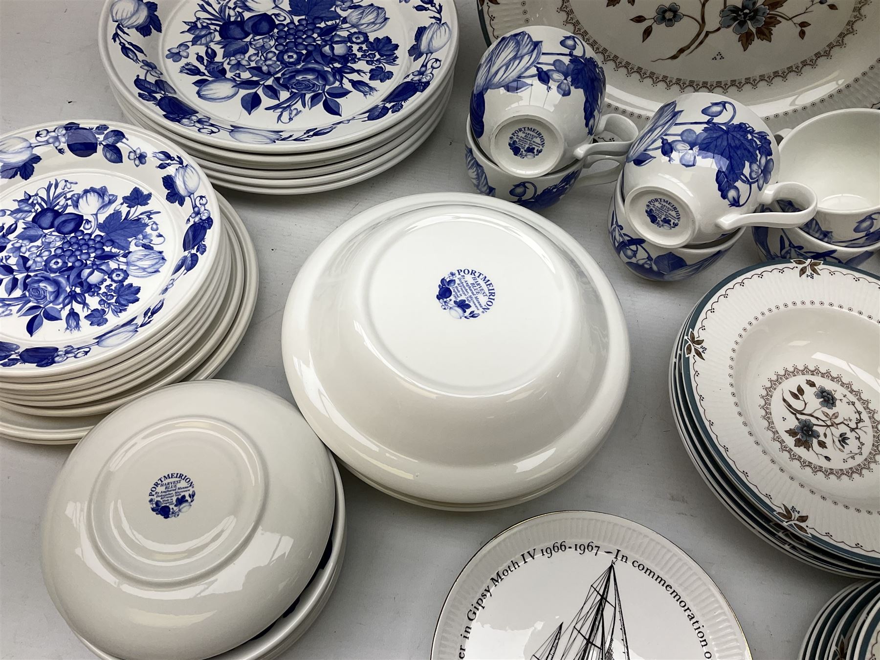 Portmeirion plates in Goddess of the the fruit pattern, together with