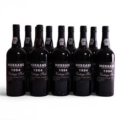 Morgan's 1994 vintage port, 75cl, 20.5% vol, twelve bottles 