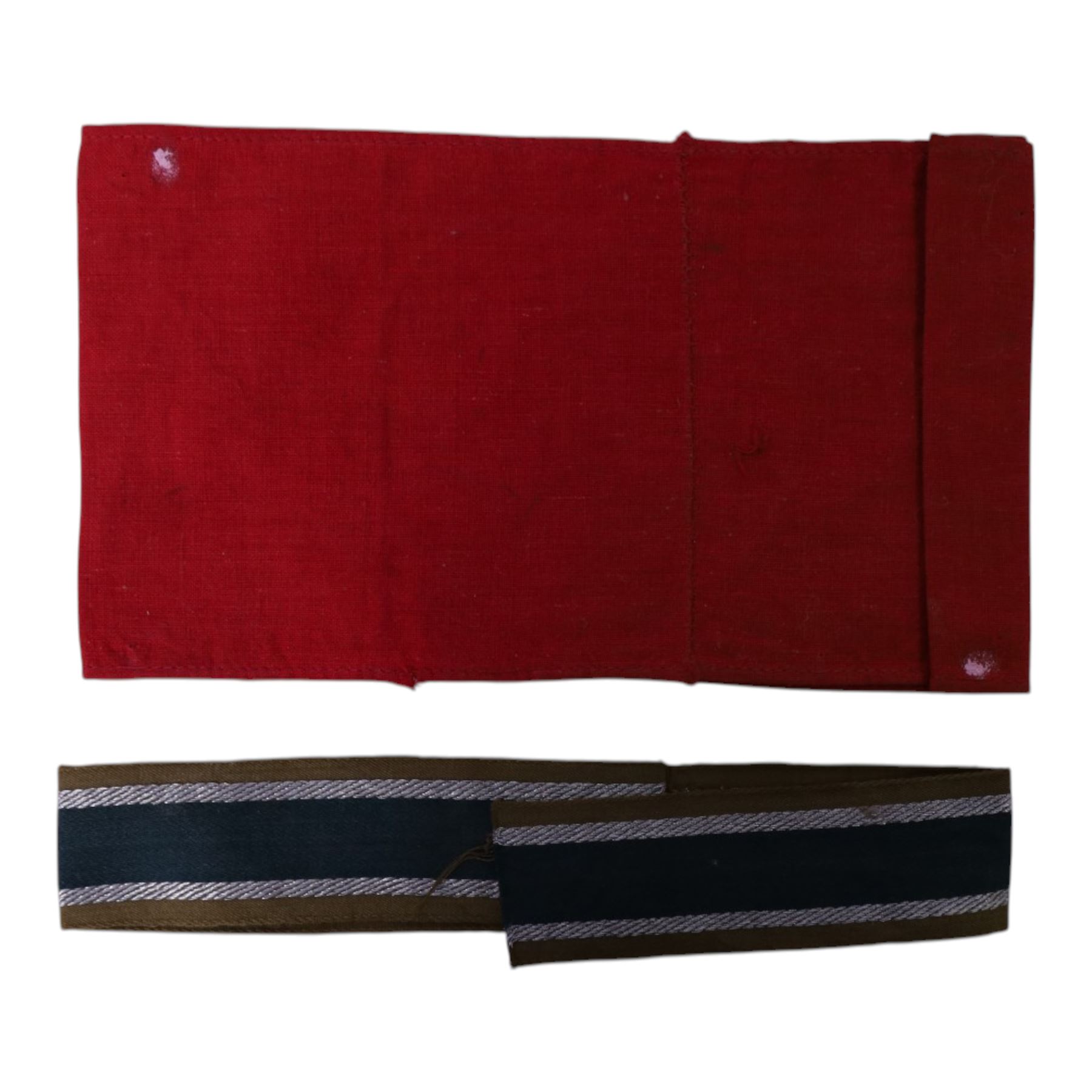 WWII German Third Reich, NSDAP arm band and Afrikakorps cuff title