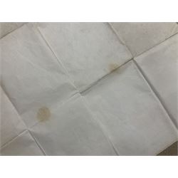 WWII German navigation map, Luft-Navigationskarte in Merkatorprojektion, of England, France, Netherlands, Denmark, H110cm, W74cm 