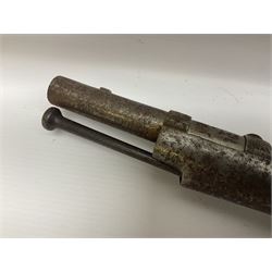 Early 19th century M.T. Wickham of Philadelphia flintlock musket, approximately .700 cal., the 104cm(41