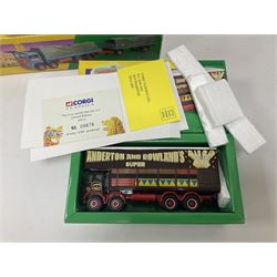 Corgi Showman’s Range - eleven 1:50 scale die-cast models comprising 12601, 14101, 15901, 16101, two 16501, 21701, 24401, 24801, 27602 and 27801, all boxed with paperwork 
