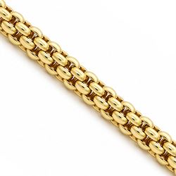 Fope 18ct gold necklace, with lobster clasp, London import mark 1997