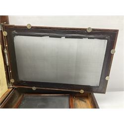 Underwood standard duplicator, in original wooden box, with gilt lettering to cover