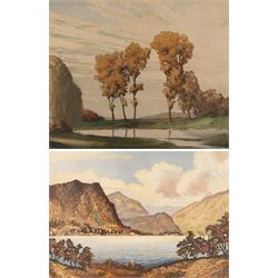 Winston Megoran (British 1913-1971): 'Autumn', coloured etching signed and titled on penci...