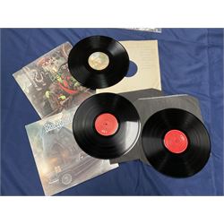 Rock, hard rock and progressive rock vinyl LPs including Greenslade 'Bedside manners are extra', 'Time and Tide', Nazareth 'No mean city', 'Close enough for Rock 'n' Roll', 'tattooed on my brain', 'Rampant', 'expect no mercy', Magnum 'Marauder', 'Anthology', 'Kingdom of Madness', 'Lost On The Road To Eternity' etc (19)