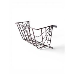 Large country stables wrought iron hay rack