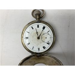 Miniature all nickel 2mm pin fire single shot pistol with engraved grip L4.5cm; together with a .925 silver half hunting cased keyless wind pocket watch inscribed 'Presented to Pte. P. Sizer By No.2 Company 1st Battalion Lincolnshire Regmt For Gallant Conduct Nr. Cork (Ireland) 31.7.20' (2)