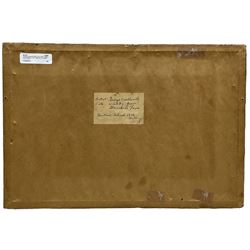 George Weatherill (British 1810-1890): 'Whitby from Stainsacre Lane', watercolour unsigned 11cm x 25cm 