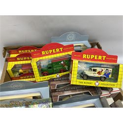 Large collection of Lledo/ Days Gone die-cast models including Antiques Roadshow, Coronation Street, The Darling Birds of May, The Rupert Collection, Heartbeat and others, all boxed (70