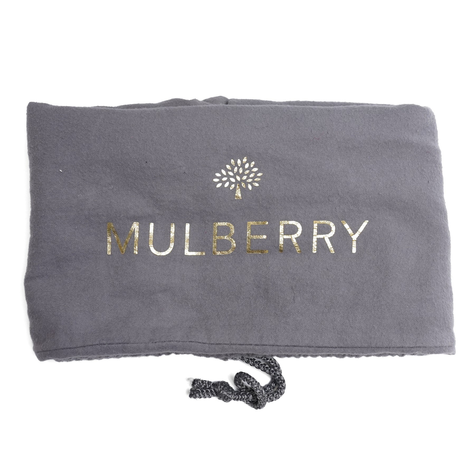 Mulberry - Zipped Bayswater handbag in grey calf leather, with contrasting white stitching, twin rolled leather top handles, crossover front straps with gold-tone Postman’s Lock fastening, zip top closure and gold-tone hardware, with original Mulberry dust bag