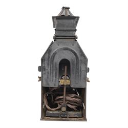 Late 19th century 'The Prestantia' brass and tin plate magic lantern by Riley Bros Ltd Bradford