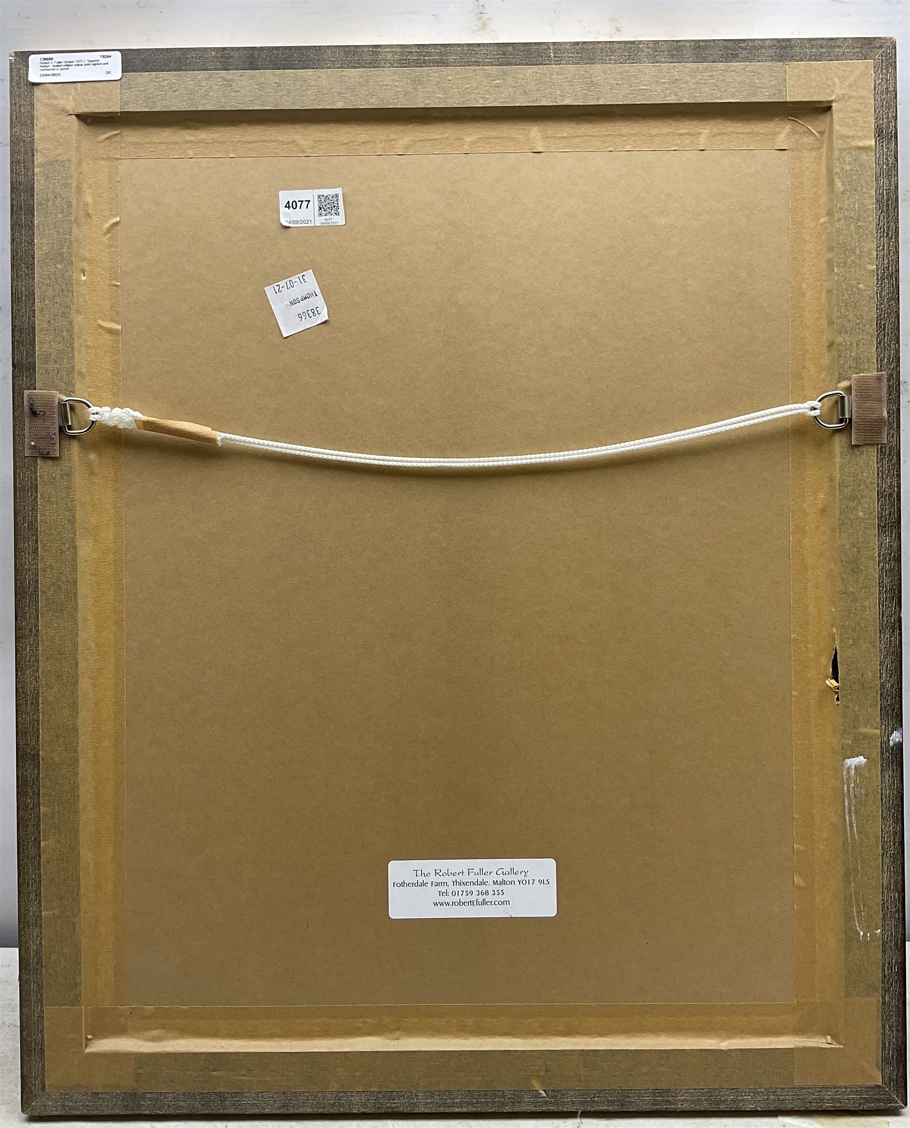 Robert E Fuller (British 1972-): 'Squirrel Nutkin', limited edition colour print signed and numbered in pencil 34cm x 25cm