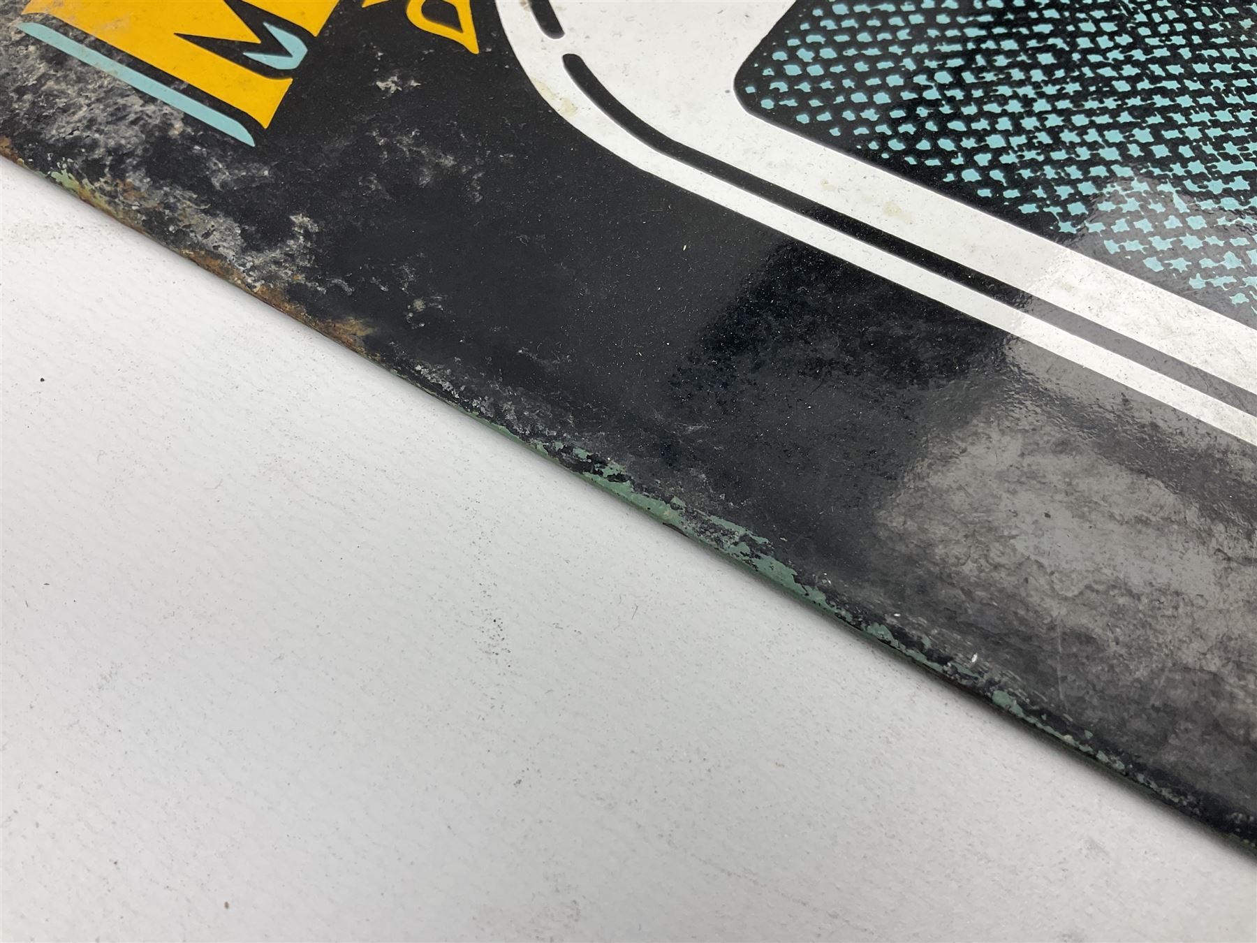 Morris Service enamel advertising sign, H26cm W18cm