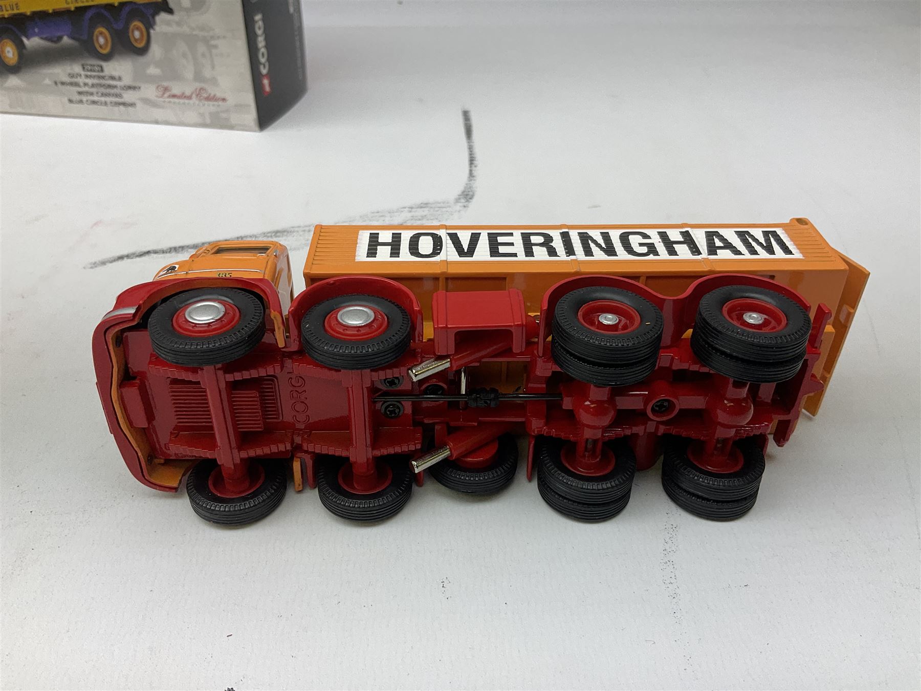 Corgi - nine die-cast commercial vehicles comprising four Building Britain Series 14401, 14501, 13905 and 24502; London Brick Company 26401; three Guy lorries 29001, 29101 & 29401; and BRS Tipper 10201; most limited editions; all boxed (9)