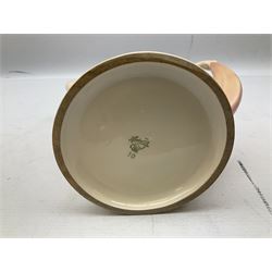 Katzhutte Hertwig & Co Art Deco style figure of a nude scarf dancer H28.5cm