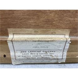 James Taylor (British 1925-2000): 'Kentish Landscape', pair oils on panel signed 24cm x 39cm (2)
Provenance: with The Lefevre Gallery, Bruton St., London, labels verso