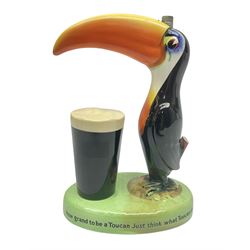  Carlton ware, Guinness Toucan lamp base, H24cm 