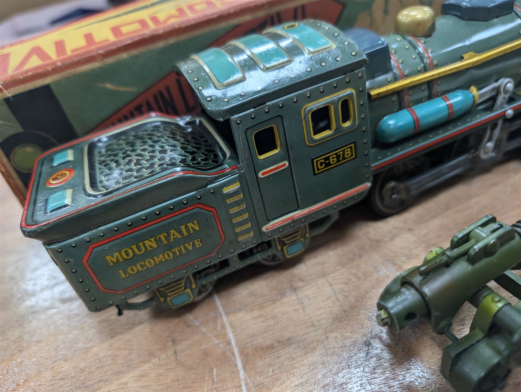 SSS Japan tinplate Mountain Locomotive | Toys & Models | 116025