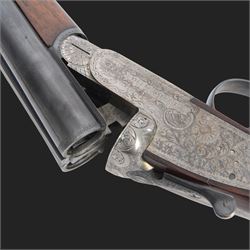 Garbi Black Sabel De Luxe, 12 bore double trigger sidelock ejector, side by side double barrel shotgun with 69cm (27