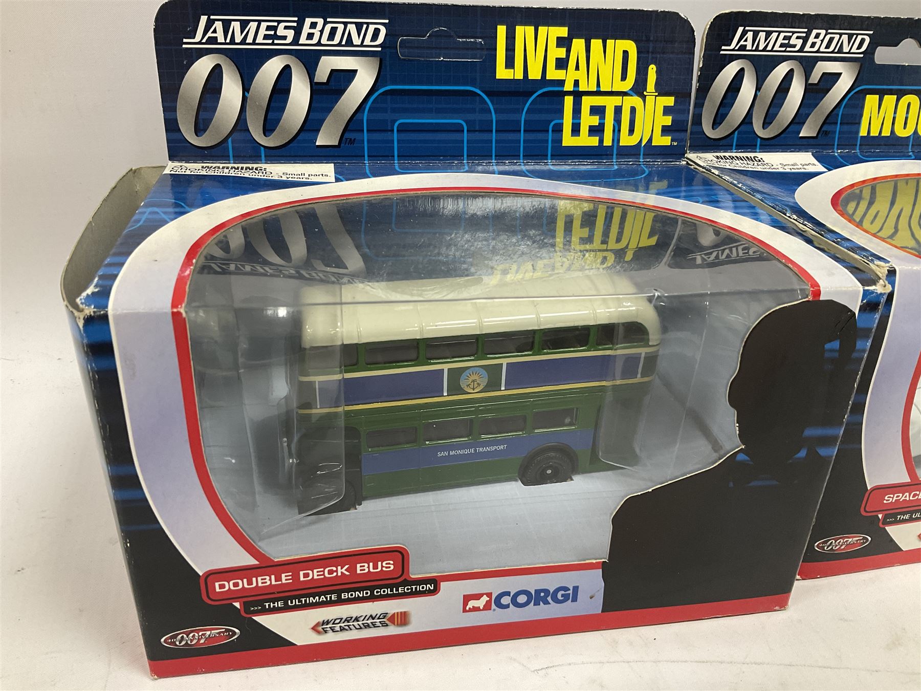 Corgi - The Ultimate Bond Collection - sixteen die-cast model vehicles from Goldfinger, Thunderball, Moonraker, Live and Let Die, A View to a Kill, For Your Eyes Only, Octopussy etc; all in window boxes (16)