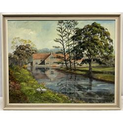 Stan Hepples (British 20th century): North Yorkshire River Scene, possibly Brompton-by-Sawdon, oil on board signed and dated '79, 55cm x 70cm