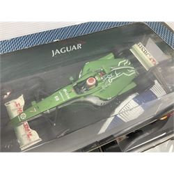 Four Paul's Model Art 1:18 scale racing cars - Ferrari 412 T2 G