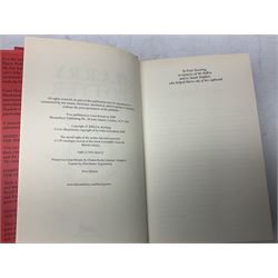 Collection of first edition books, to include J.K. Rowling; Harry Potter and the Goblet of Fire, Harry Potter and the Order of the Phoenix, Harry Potter and the Half Blood Prince, Harry Potter and the Deathly Hallows, Harrius Potter et Philosophi Lapis, G.P.Taylor; Shadowmancer, signed by author, Hans Hass; Men and Sharks, etc (15)    