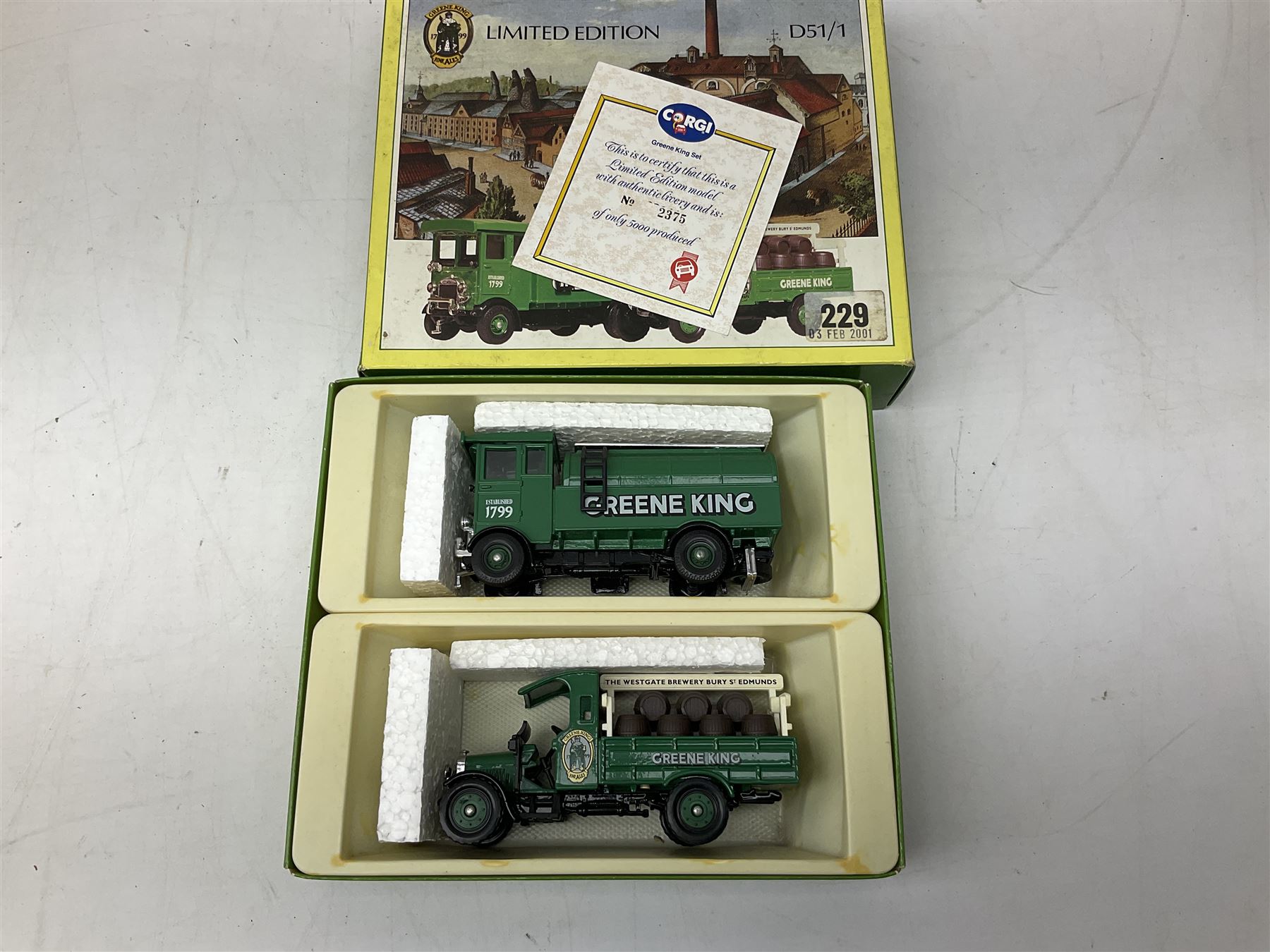 Nineteen boxed Corgi die-cast models sets, to include 50th Anniversary Battle of Britain, The Ruddles, The Bass, Ford- the general utility car, 150th Anniversary Penny Post, White Bread, Charrington etc