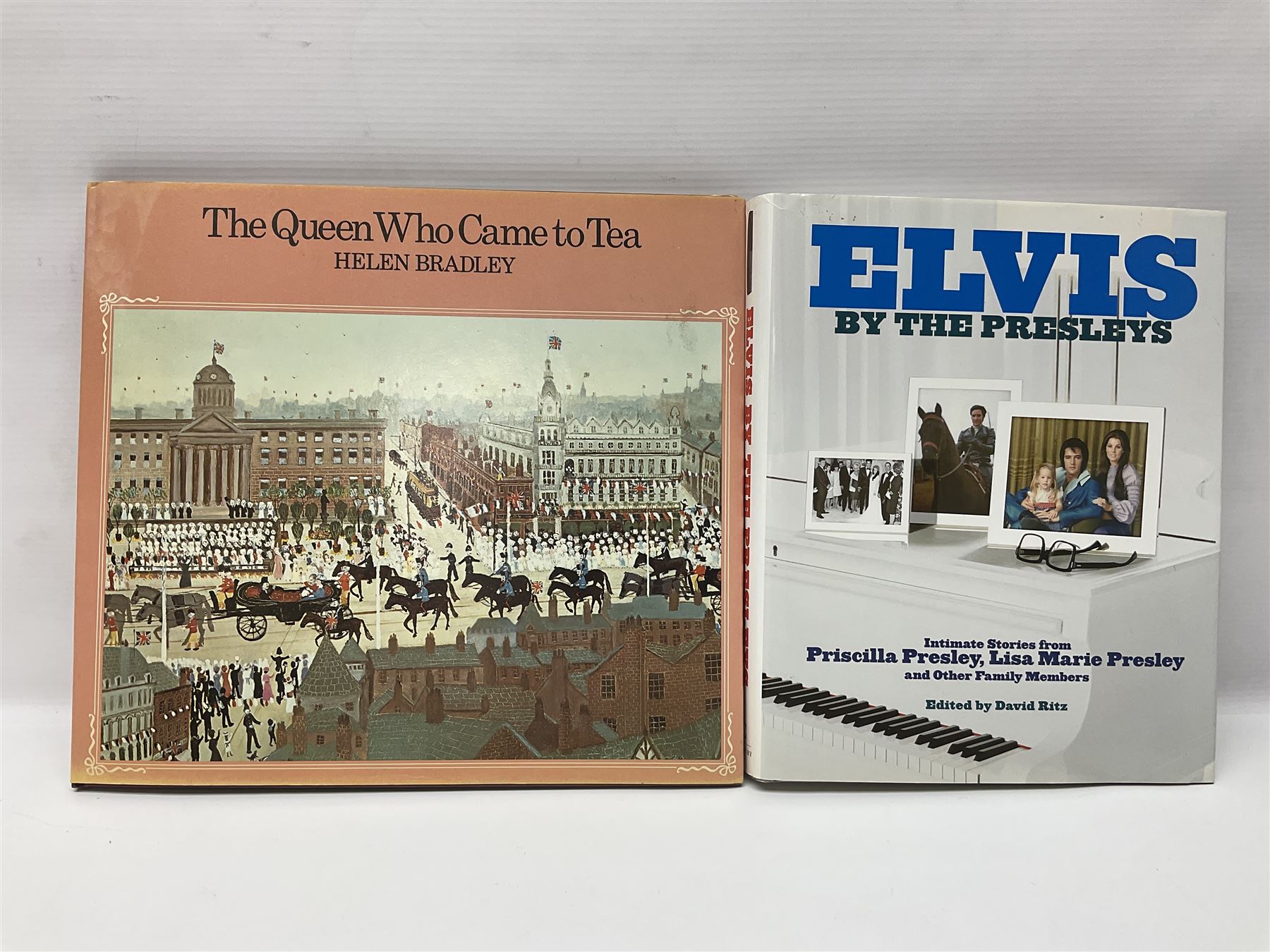 Helen Bradley signed presentation book; quantity of letters and cards from the Pope John Paul II 1970s-1990s; and two Elvis items