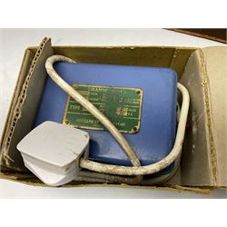 Hornby '0' gauge - three-rail electric train set with LNER Riviera Blue 4-4-2 locomotive 'Flying Scotsman' No.4472 and No.3 tender, No.2 Special Pullman Coach 'Loraine', No.2 Special Pullman Composite Coach 'Verona', goods wagon with Furniture Removals container, boxed Circuit Breaker, two boxes of Connecting Plates, boxed Terminal Connecting Plate and quantity of track; boxed with paperwork; together with Breakdown Van and Crane and Transformer No.T20A; both boxed