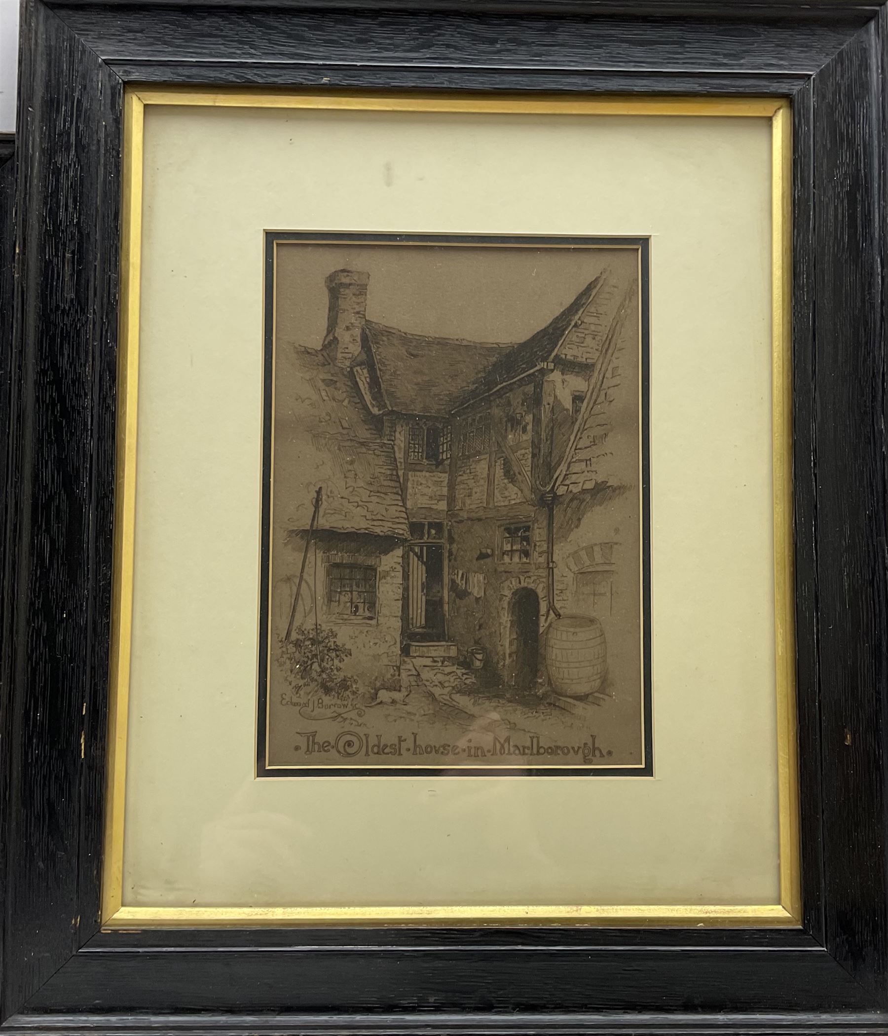 Edward Burrow (British 1869-1935): 'Marlborough College', set seven etchings pub. Cheltenham 1896, 27cm x 19cm (7) - VENDOR WILL COLLECT 