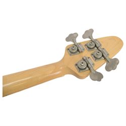 1970s American Gibson Grabber bass guitar, in ebonised wooden finish, serial no. 549900, in original case, L114cm