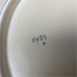 Charlotte Rhead for Crown Ducal, 'Ankara' design charger, pattern 5893, D44cm