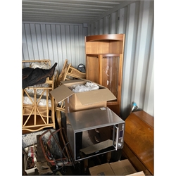 Container Contents Auction - entire container contents to include chest freezer, washers, fridge, pine furniture, leather chair, microwaves, cane conservatory suite and much more.
Location: Duggleby Storage, Scarborough Business Park YO11 3TX Viewing: Strictly by appointment call 01723 507111. Please note: all contents must be removed by Friday 11th December, items not collected by this time will be disposed of or resold on behalf of David Duggleby Ltd. This does not include the container.
