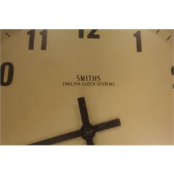  Five 'Smiths' ECS baker lite case slave clocks  