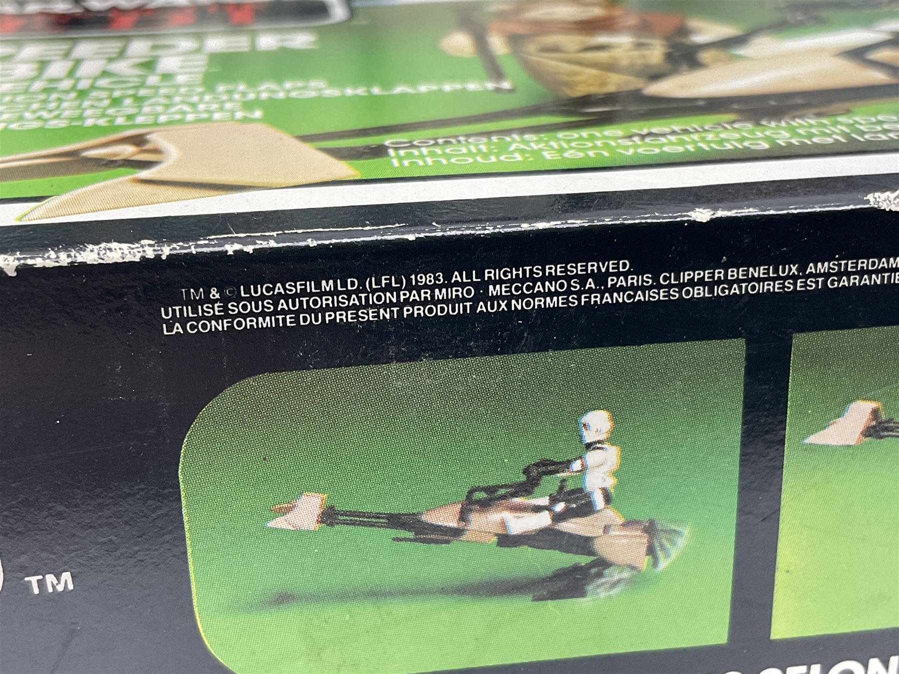 Star Wars - Return of the Jedi Scout Walker Vehicle, Speeder Bike Vehicle and Vehicle Maintenance Energiser; together with The Empire Strikes Back Cap-2 Captivator and MTV-7 Multi-Terrain vehicle; and Waddingtons 1977 Star Wars Entering the City jig-saw puzzle; all boxed (6)