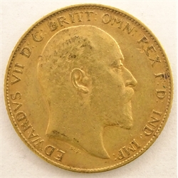  King Edward VII 1910 gold half sovereign  