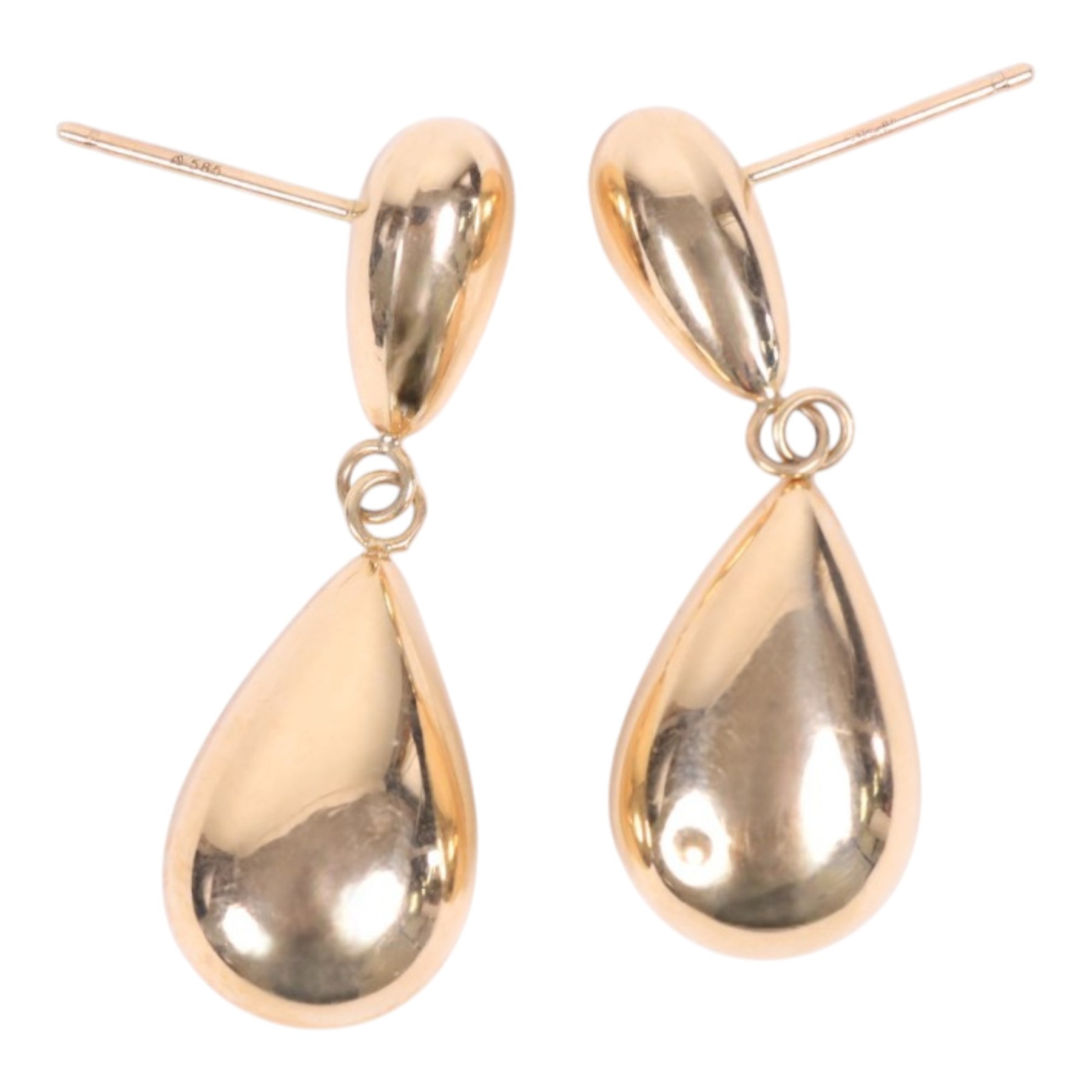 18ct gold charm and two single earrings, 14ct gold single earring and 9ct gold jewellery oddments, comprising single earrings and chain links