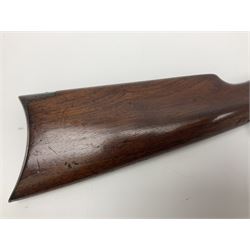 UNPROOFED SO RFD ONLY - late 19th century Winchester Model 94 lever action rifle in refinished condition, 32/40 cal.,the 61cm (24