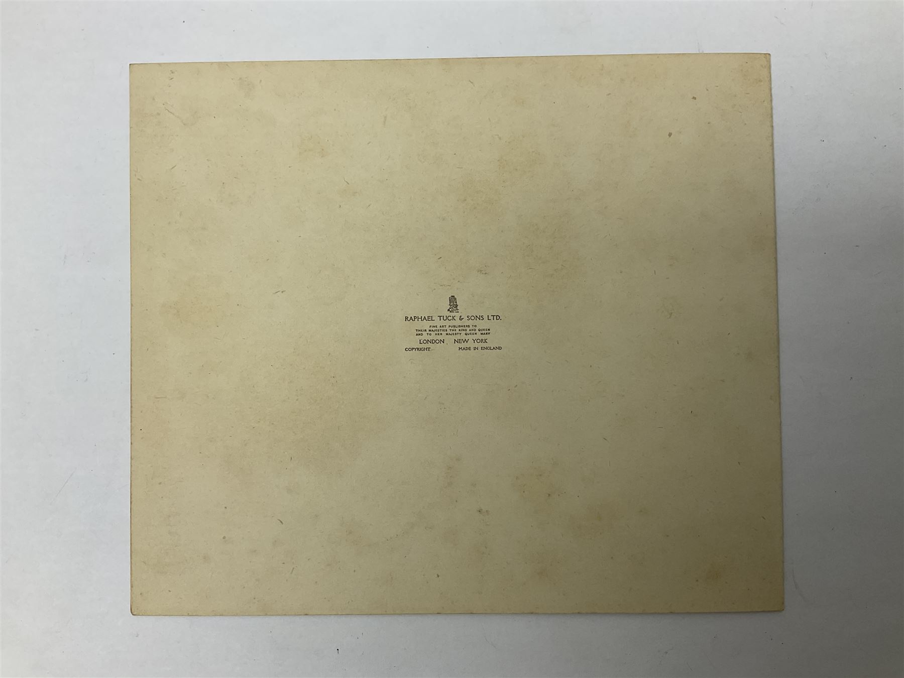 King George VI and Queen Elizabeth - signed 1945 Christmas card with gilt embossed crown to cover, black and white photograph to the interior, of The Royal Family waving from the balcony of Buckingham Palace, on V-E Day Tuesday May 8th 1945, signed 'George R.I. Elizabeth R.'