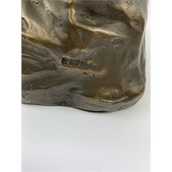 Art Nouveau style composition bust of a maiden after Blasche, 'Le Printemps'. Height 62cm