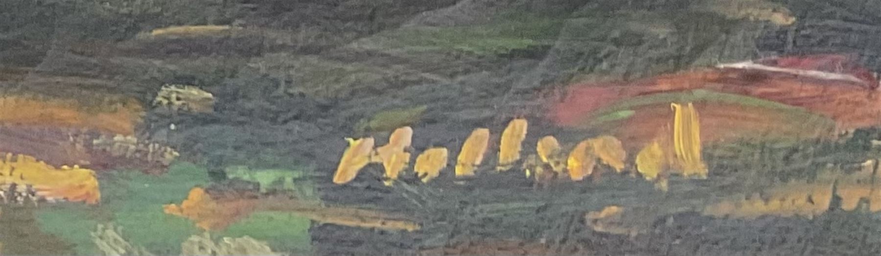 George Herbert Buckingham Holland (British 1901-1987): 'Chinese Theatre' still life, oil on canvas signed 51cm x 61cm