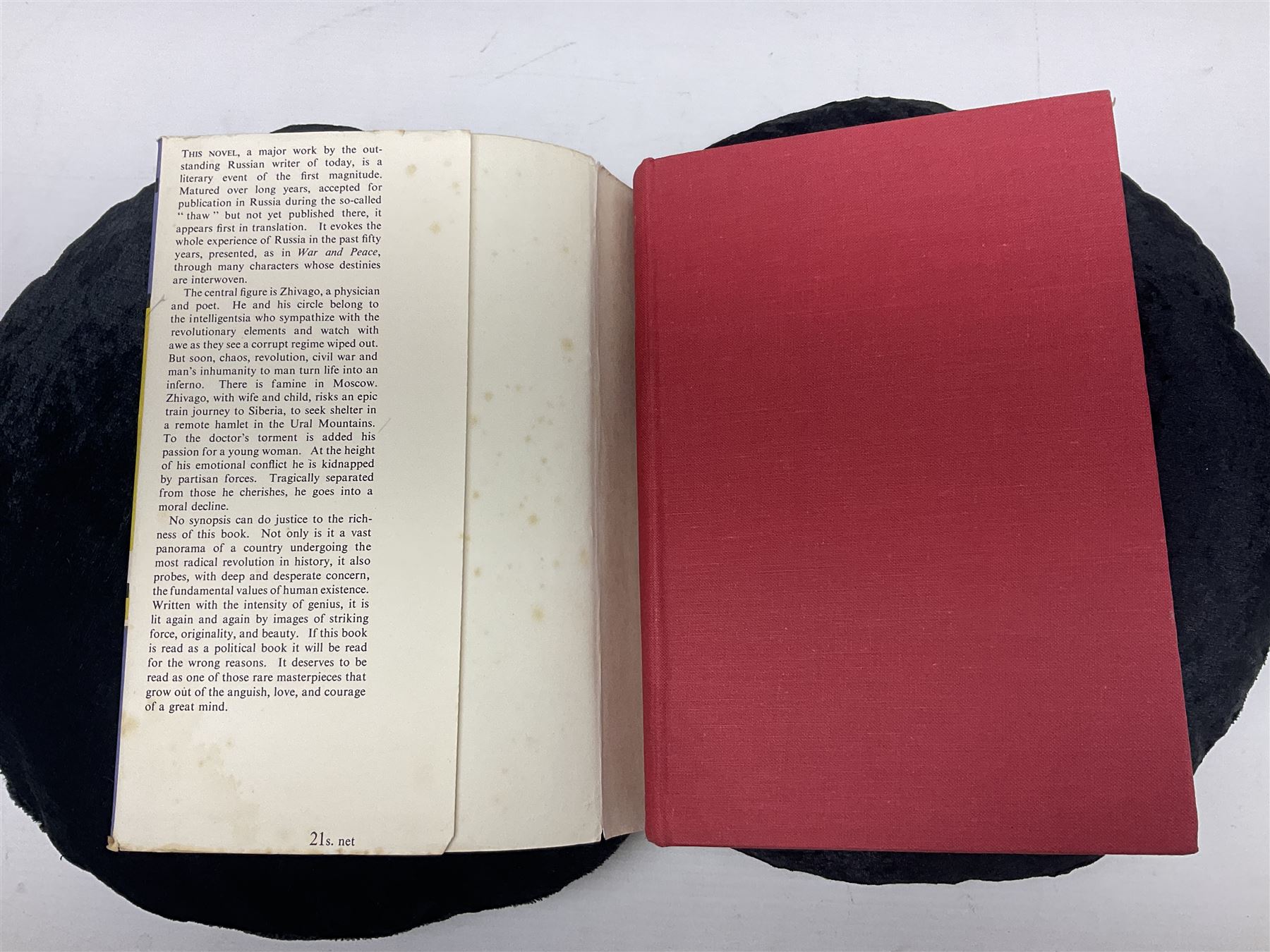 Boris Pasternak; Doctor Zhivago, Wm Collins Sons & Co, 1958, first English edition 