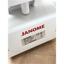  Janome 8002DX overlocker sewing machine with pedal   